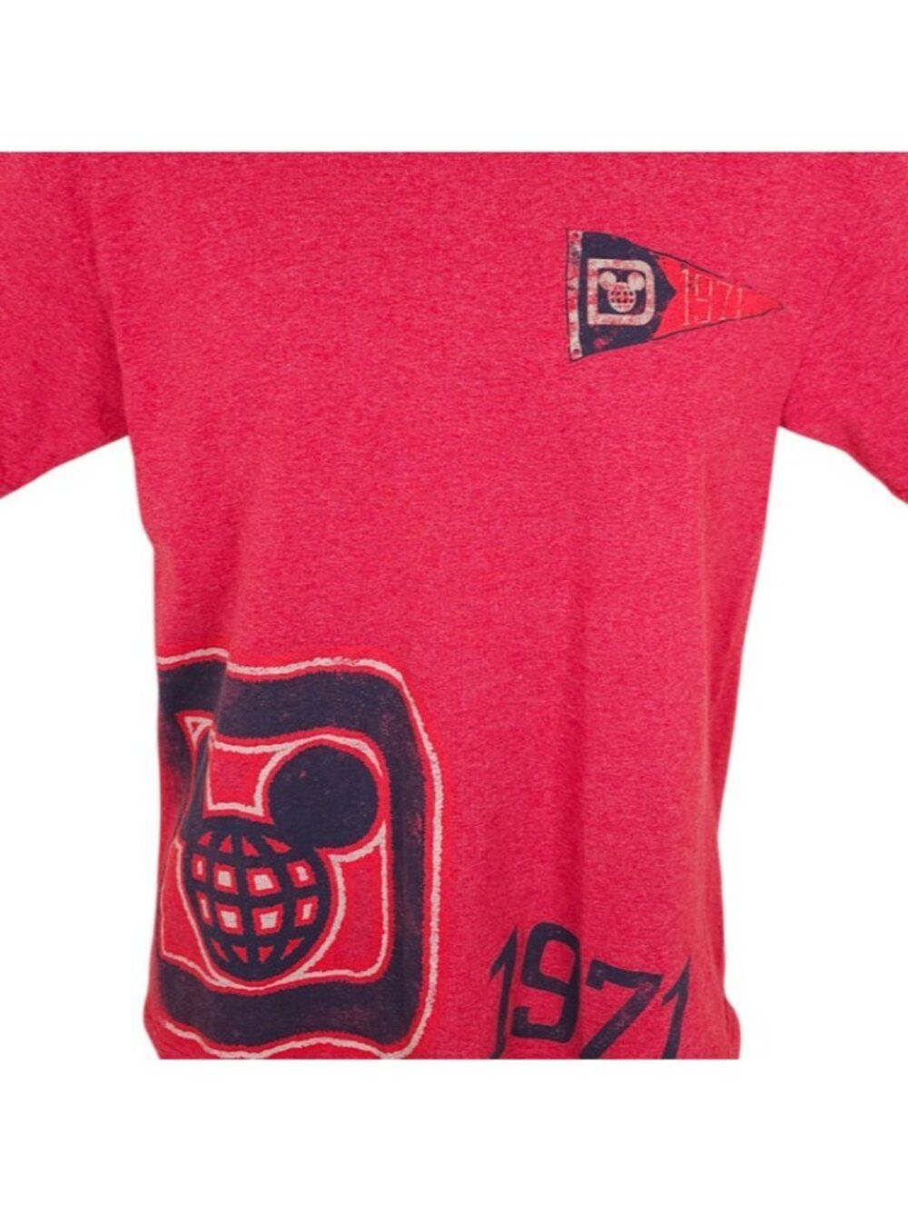 Disney Parks T Shirt Mens Size Small Red Disneyland Walt Disney World